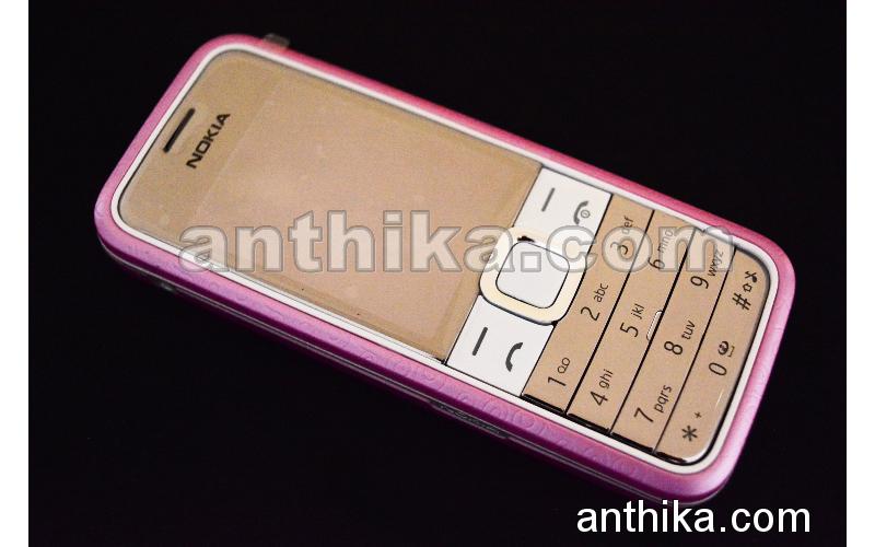 Nokia 7310 Supernova Kapak Tuş High Quality Xpress on Cover Pink New