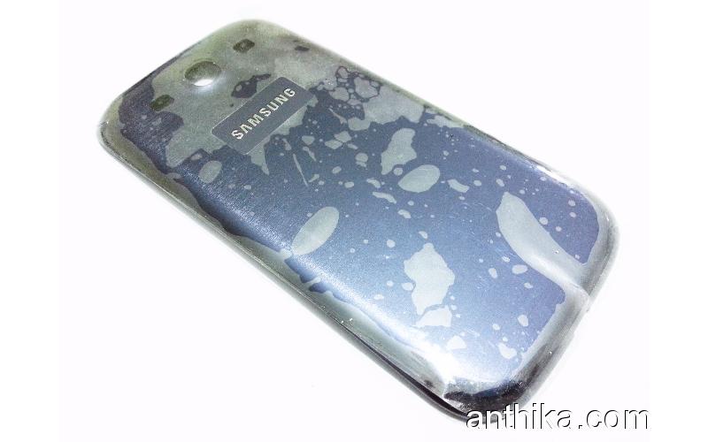 Samsung Galaxy I9300 S3 Kapak Orjinal Battery Cover Navy Blue