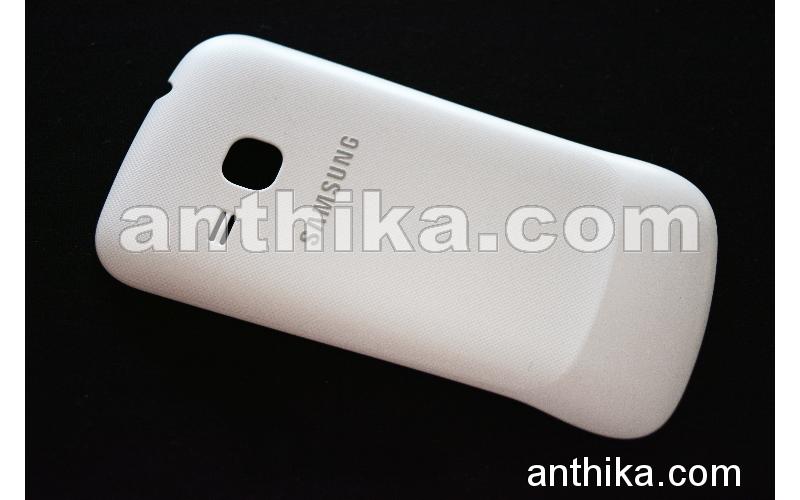 Samsung Galaxy Mini II S6500 Kapak Original Battery Cover White New KVK