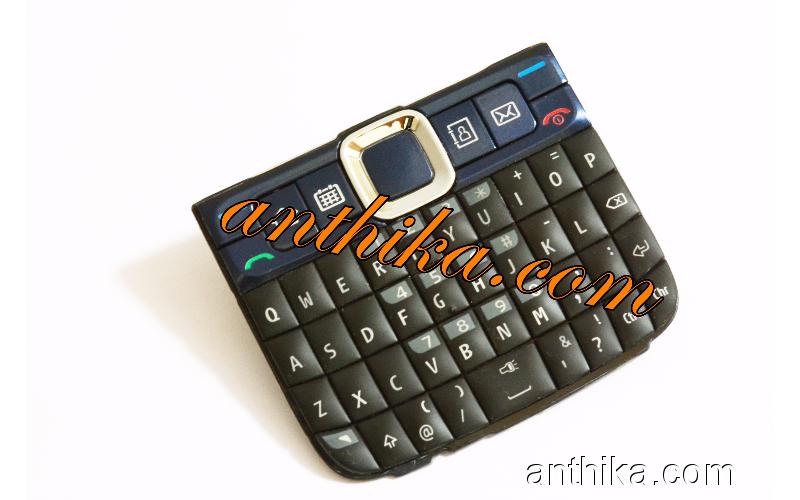 Nokia E63 Tuş Orjinal Keypad Black Blue New