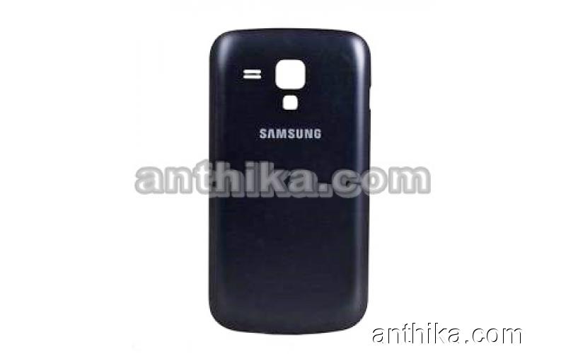 Samsung Galaxy S Duos S7562 Kapak Original Battery Cover Black New