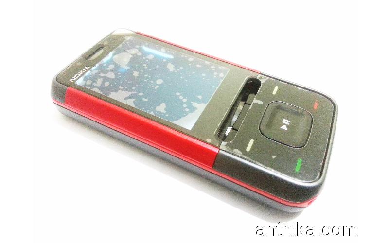 Nokia 5610 Kapak Kasa Tuş Orjinal Kalitesinde Full Kasa Black Red