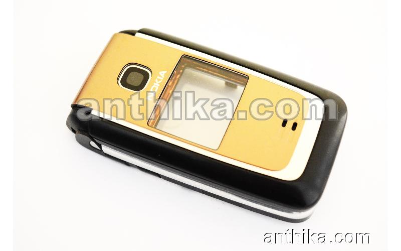 Nokia 6125 Kapak Mekanizma Original Front Cover Mechanism Black Gold