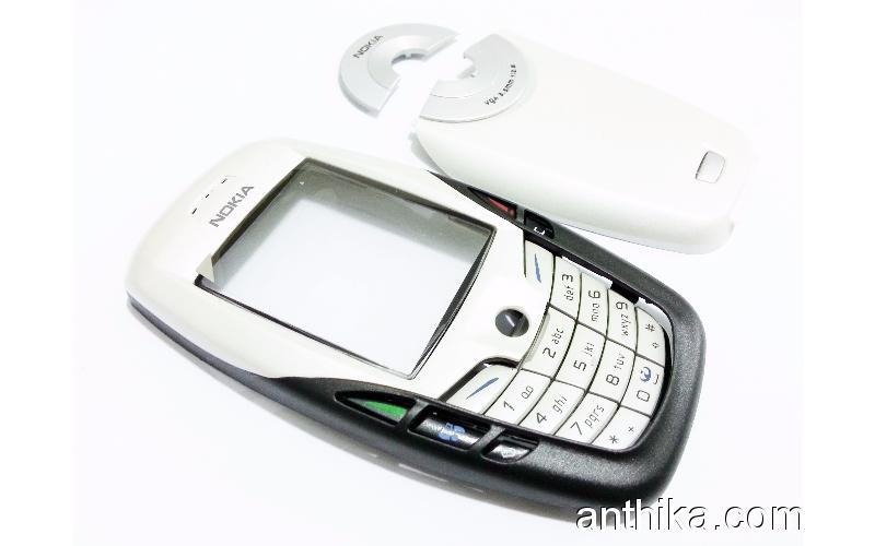 Nokia 6600 Kapak Tuş Orjinal Kalitesinde Xpress On Cover White