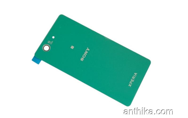 Sony Xperia Z3 Mini Kapak Xperia Z3 Mini Arka Kapak Battery Cover Green