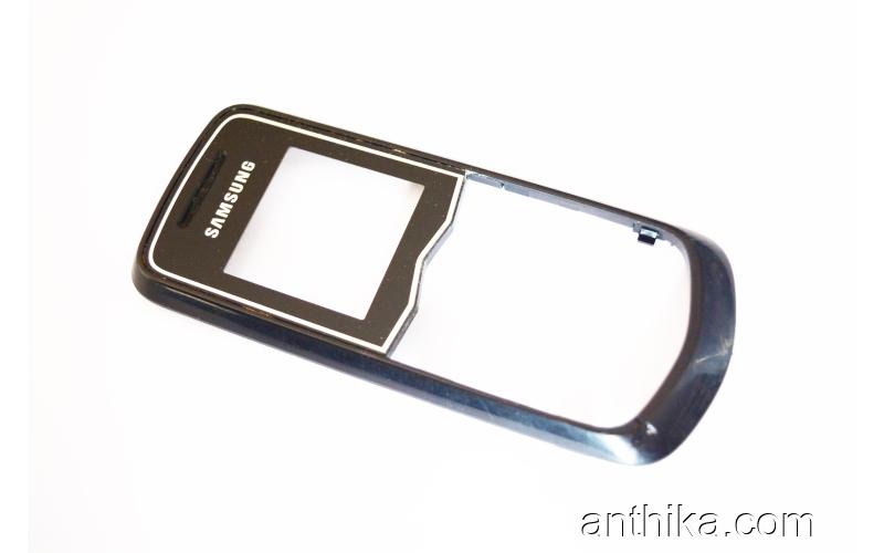 Samsung E1081 Kapak Original Front Cover Black Used