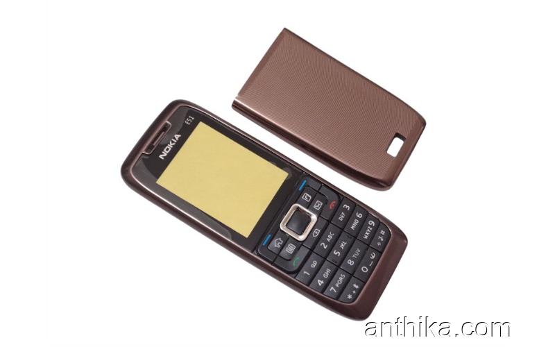 Nokia E51 Kapak Tuş Cover and Keypad Bronze New