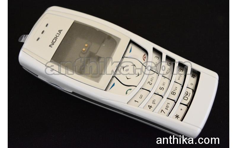 Nokia 6610 Kapak Kasa Tuş Original Full Housing White New