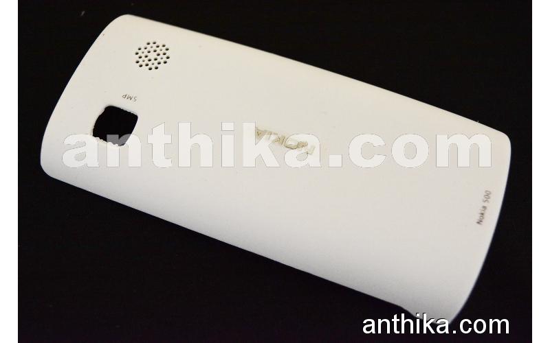 Nokia 500 Kapak High Quality Xpress on Battery Cover White New