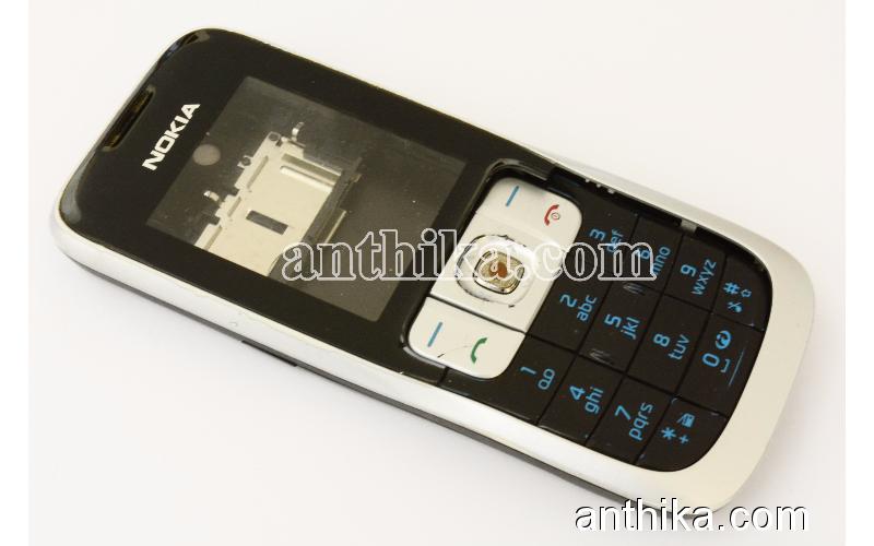 Nokia 2630 Classic Kasa Kapak Tuş Orjinal Full Housing - 8