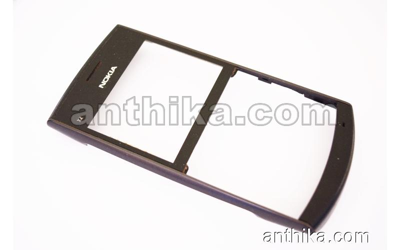 Nokia X2-01 Kapak Original Front Cover Black Used