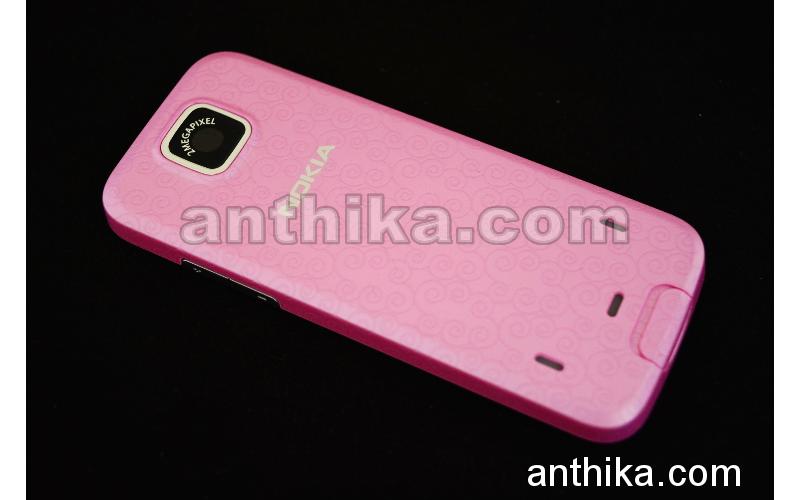 Nokia 7310 Supernova Kapak Original Battery Cover Pink New 0254567