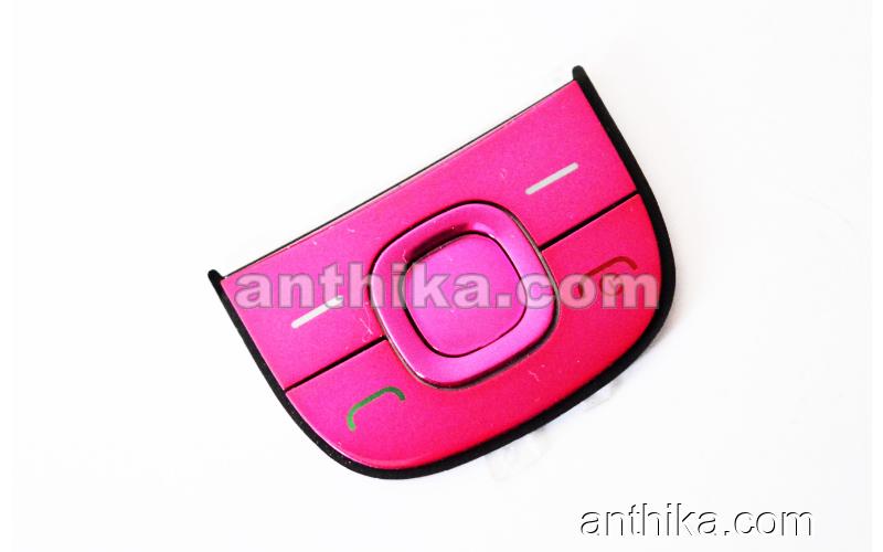 Nokia 2220 Slide Tuş Original Menu Keypad Pink New