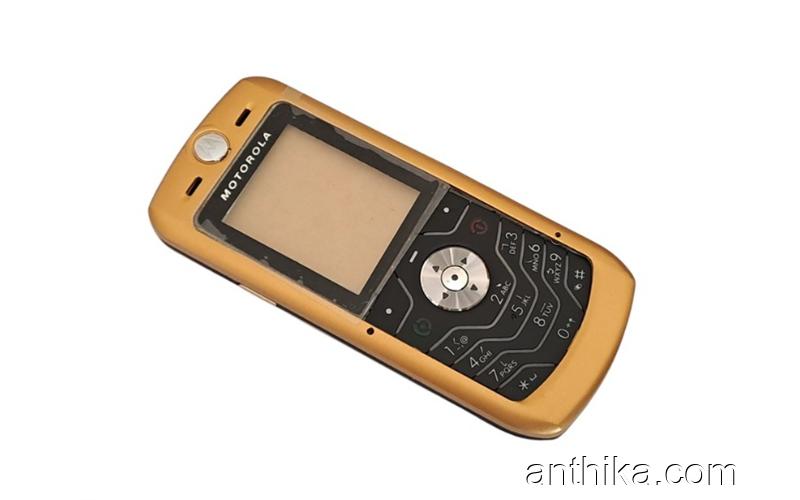 Motorola L6 Kapak Kasa Tuş Full Housing Gold New