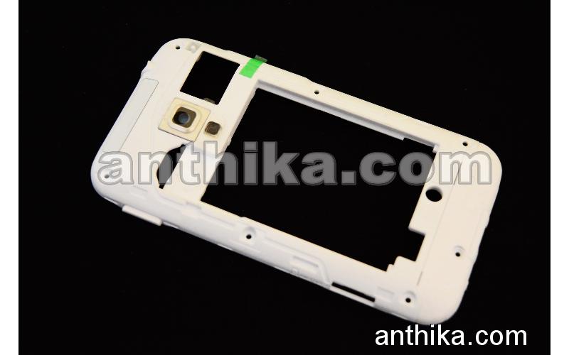 Samsung Ace Plus S7500 Kasa Original Middle Cover White KVK Depo