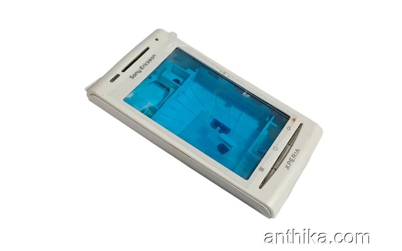 Sony Xperia E15i X8 Kapak Kasa Tuş Full Cover White Black New