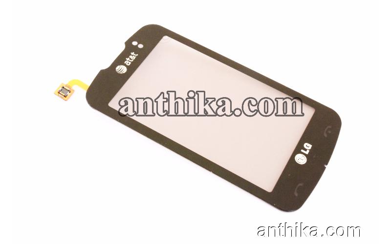 LG KM555 Dokunmatik Original Digitizer Touchscreen Black New