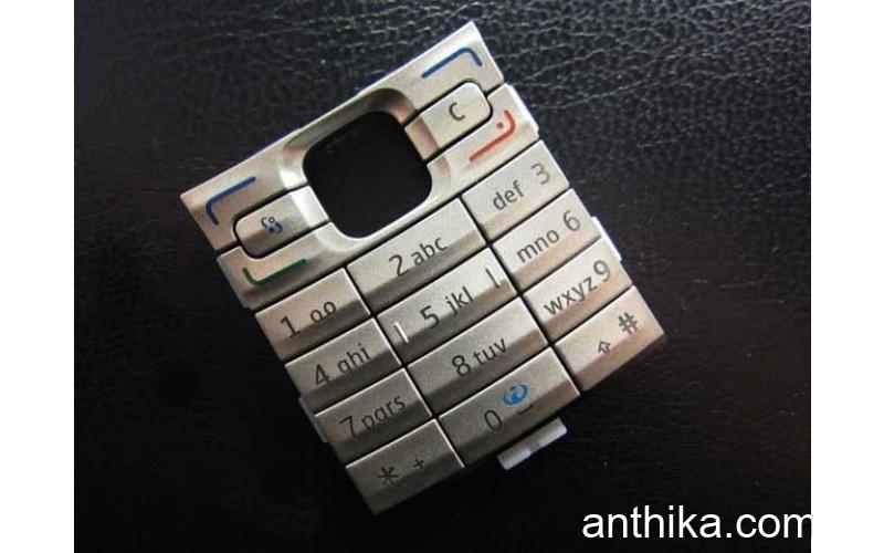 Nokia E50 Tuş Original Keypad Silver New 9799692