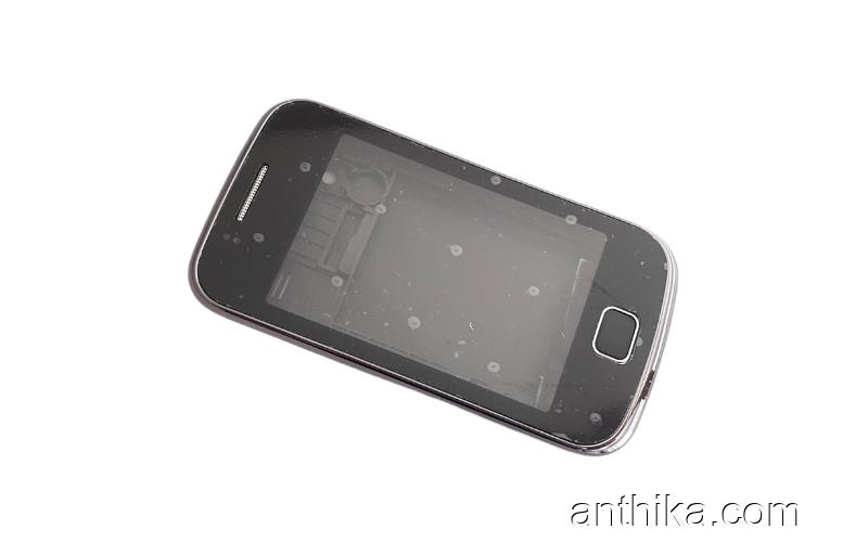 Samsung s5660 Kapak Kasa Tuş High Quality Full Housing Black Galaxy Gio