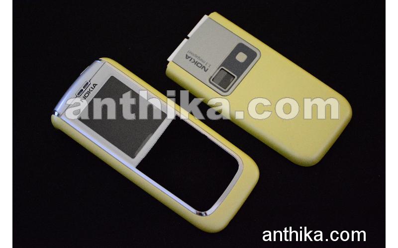 Nokia 6151 Kapak Original Front Cover and Battery Cover Yellow New