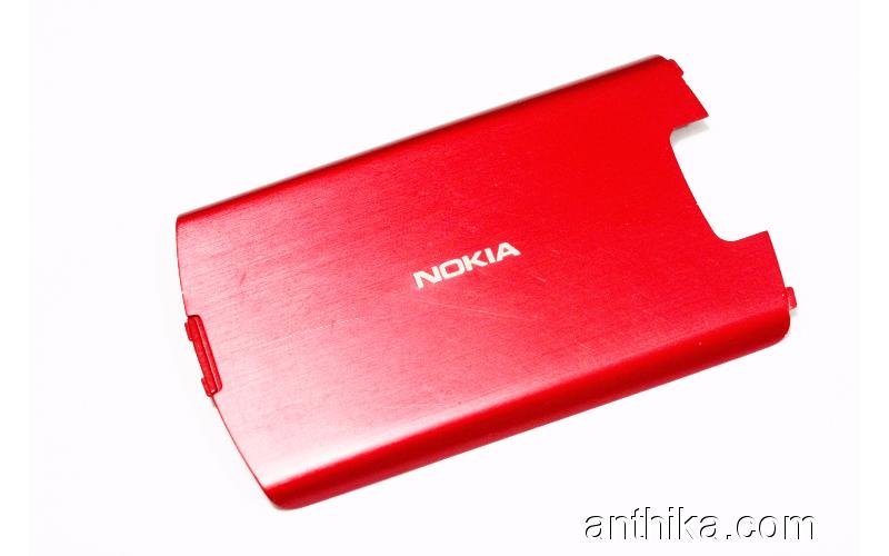 Nokia 700 Kapak Original Battery Cover Red Used