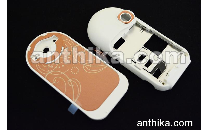 Nokia 7370 Kasa Ayna Original Middle Cover B-Cover Deko Plate Chreme New