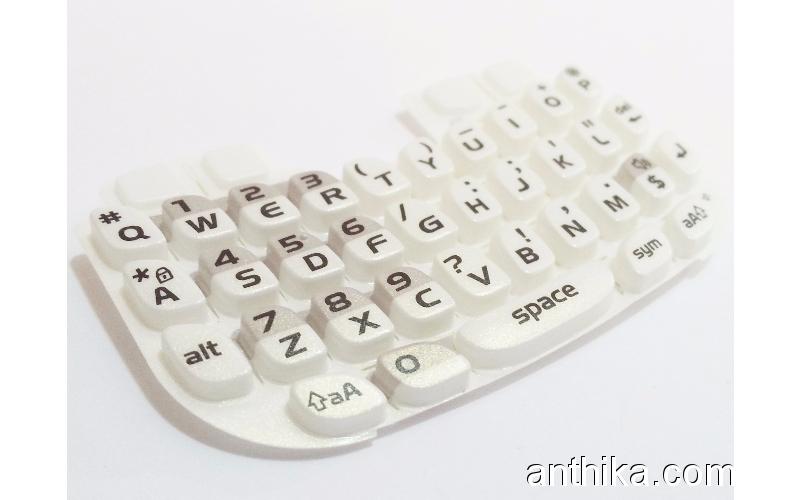 Blackberry 8520 Curve Tuş Orjinal Keypad White