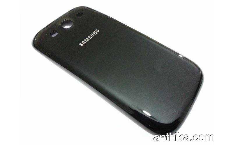 Samsung Galaxy I9300 S3 Kapak Orjinal Battery Cover Navy Black