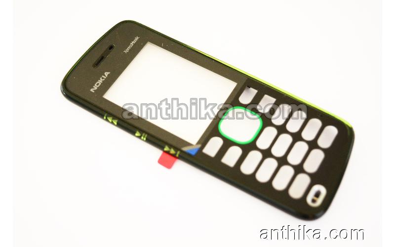 Nokia 5220 Kapak Original Front Cover Lens Green New 0252586