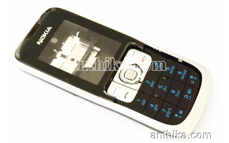 Nokia 2630 Classic Kasa Kapak Tuş Orjinal Full Housing - 6