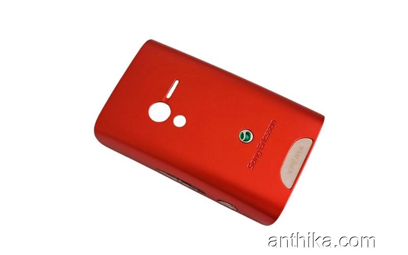 Sony Ericsson Xperia X10 Mini Kapak Original Battery Cover Red New