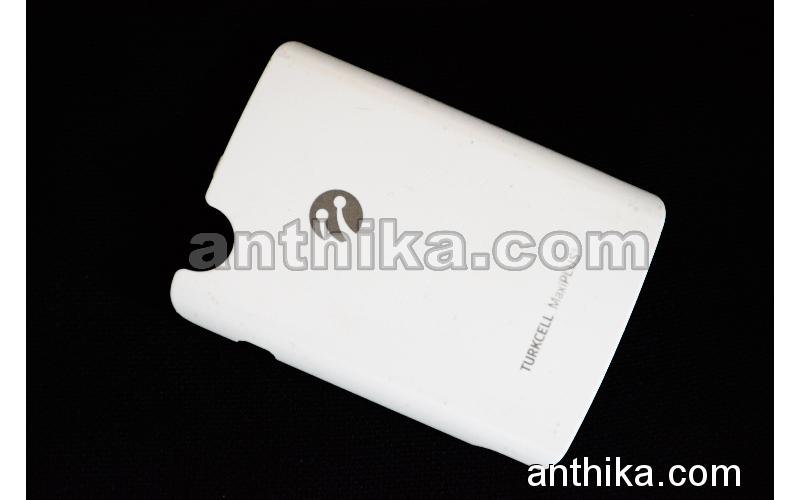 Turkcell Maxiplus 5 Kapak Original Battery Cover White Used