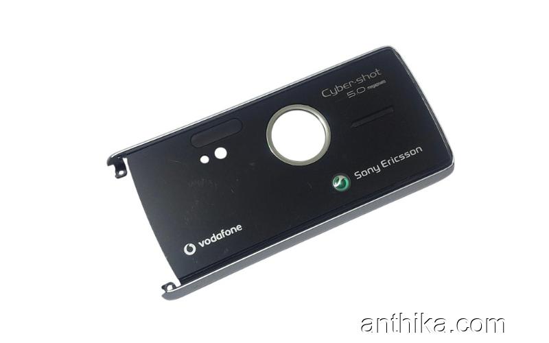 Sony Ericsson K850 K850i Kapak Original Battery Cover Silver Blue Used