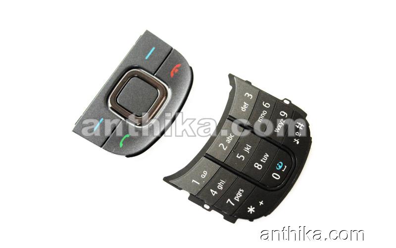 Nokia 3600 Slide Tuş Original Keypad Black New