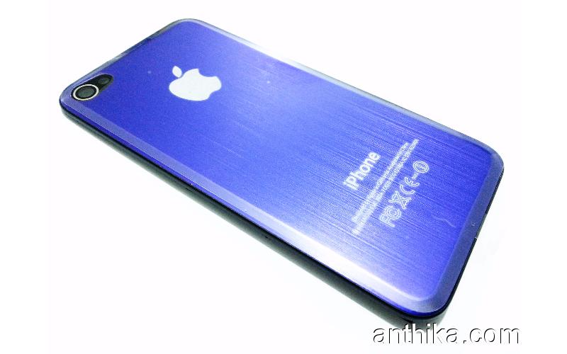 Apple Iphone 4 4s Kapak Battery Cover Blue