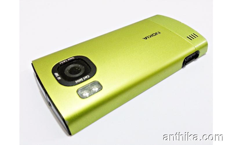 Nokia 6700 Slide Orjinal Orta Kasa Kapak Arka Kapak Green Middle-5