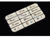 Nokia 3250 Tuş Original Numeric Keypad Silver New 9798519