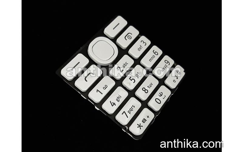 Nokia 206 Asha 206 Tuş Original Keypad White New