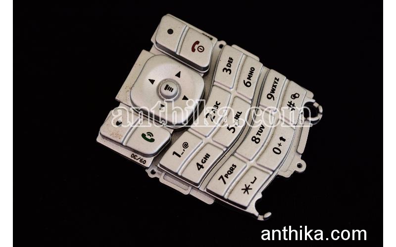 Motorola C117 Tuş Original Keypad Silver New