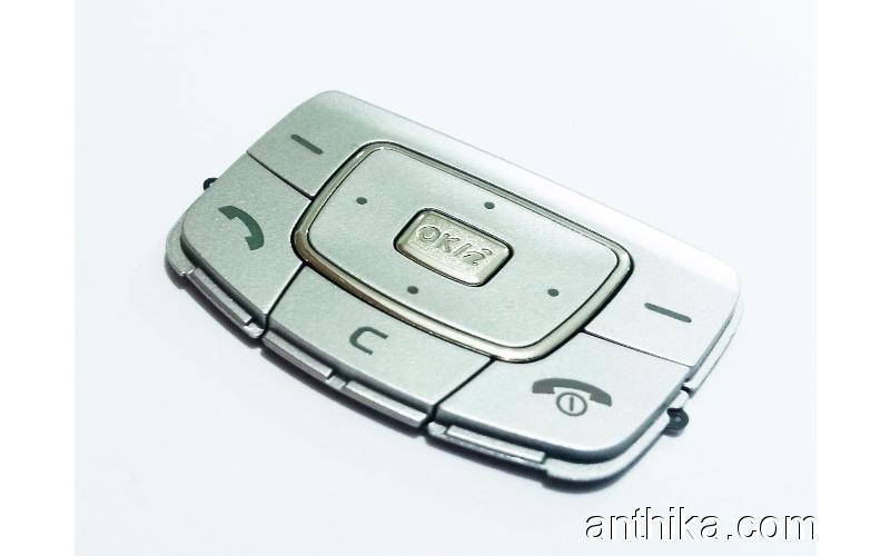 Samsung E830 Tuş Orjinal Keypad Silver