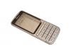 Nokia C3-01 Kapak Kasa Tuş Dokunmatik Original Full Housing Dark Silver