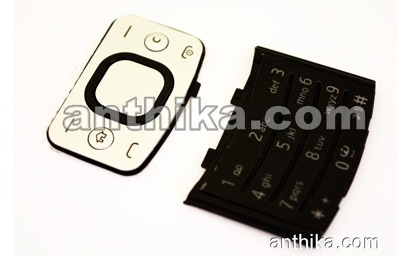 Nokia 6700 Slide Tuş High Quality Keypad Black Silver New