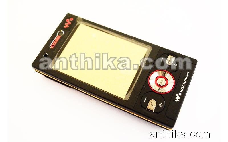 Sony Ericsson W705 W705i Kapak Kasa Tuş High Quality Full Housing Black