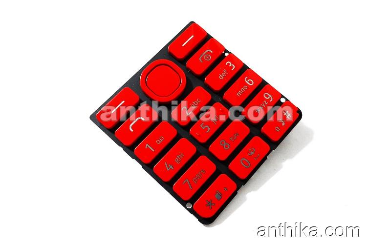 Nokia 206 Asha 206 Tuş Original Keypad Red New