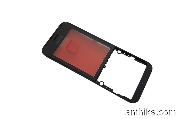 Nokia 220 Kapak Original Front Cover Black New