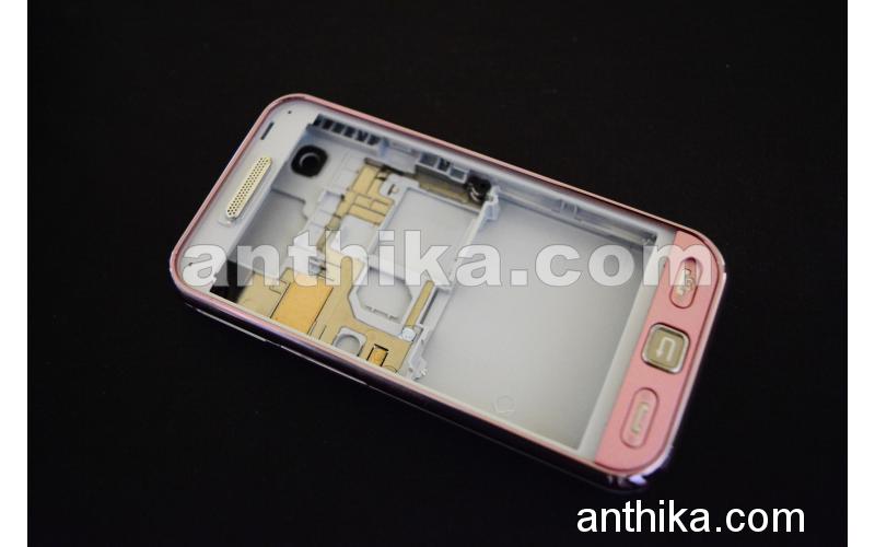 Samsung S5230 Star Kapak Kasa Tuş Original Full Housing Pink New