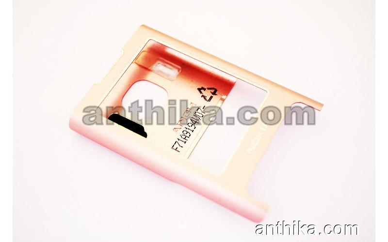 Nokia 6500 Classic Kapak Original Front Cover Pink Used