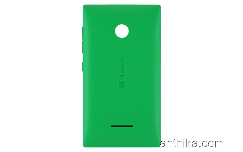 Microsoft Lumia 435 532 Kapak Original Back Cover Green New 02508T6