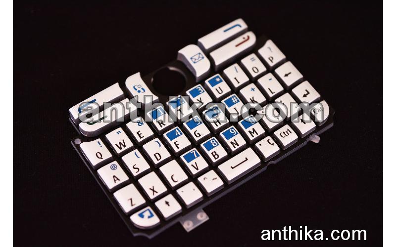 Nokia E61 Tuş Original Keypad Silver New