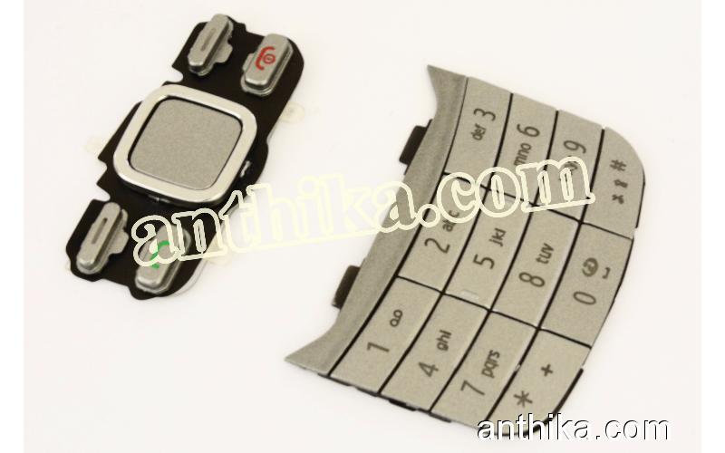 Nokia 6600i Slide Tuş Orjinal Keypad Grey New